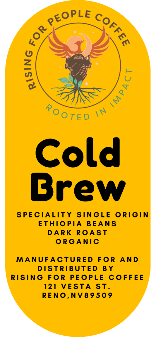 4x2 Cold Brew Label - NeoCity Creative - Stickers