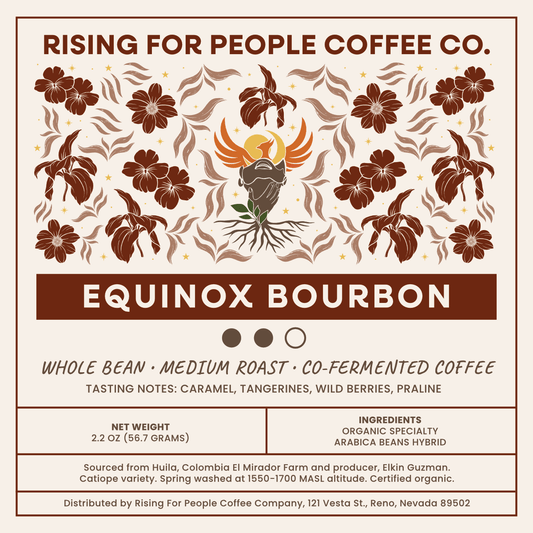 4x4 Equinox Bourbon WB MR Label - NeoCity Creative - Stickers
