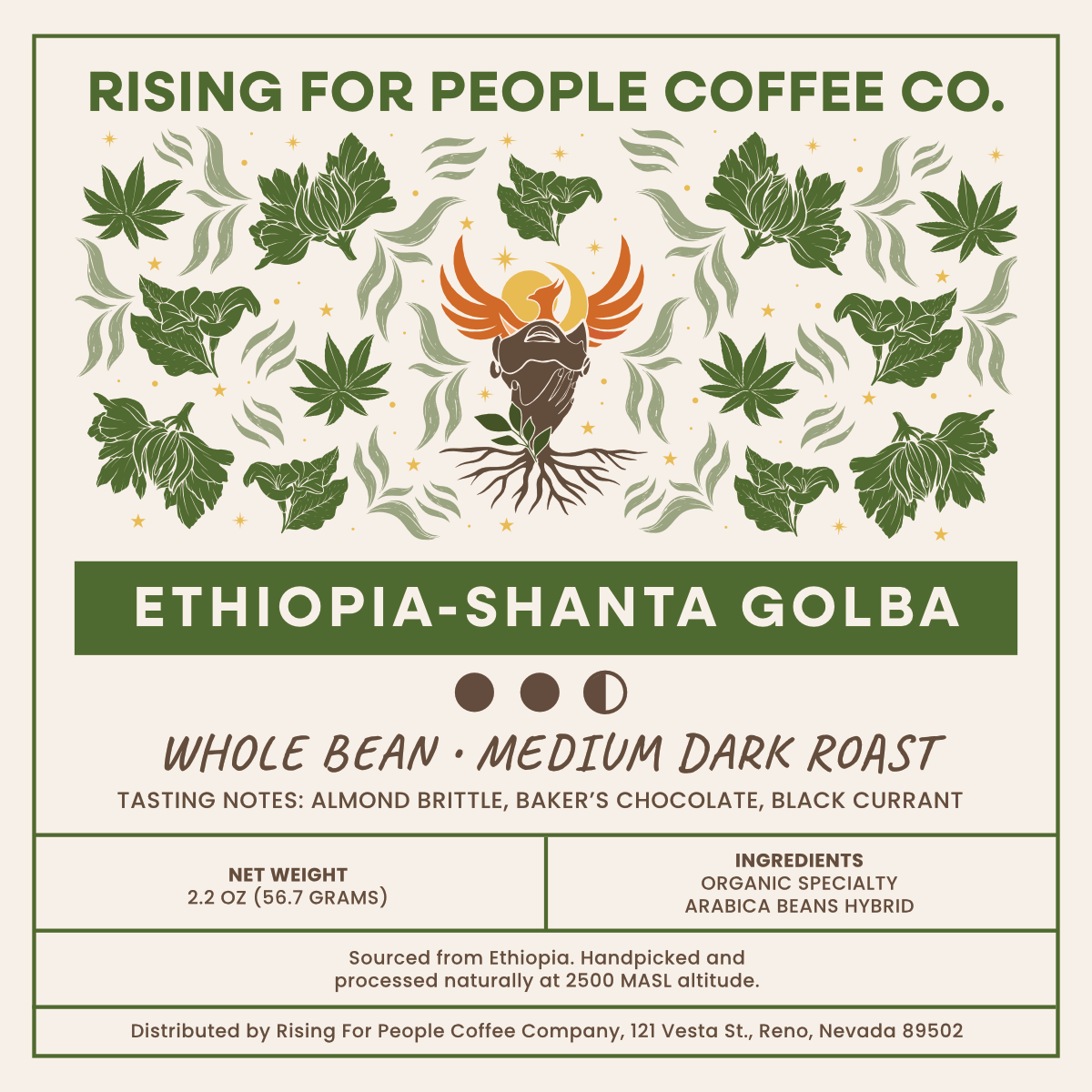 4x4 Ethiopia - Shanta Golba WB MDR Label - NeoCity Creative - Stickers