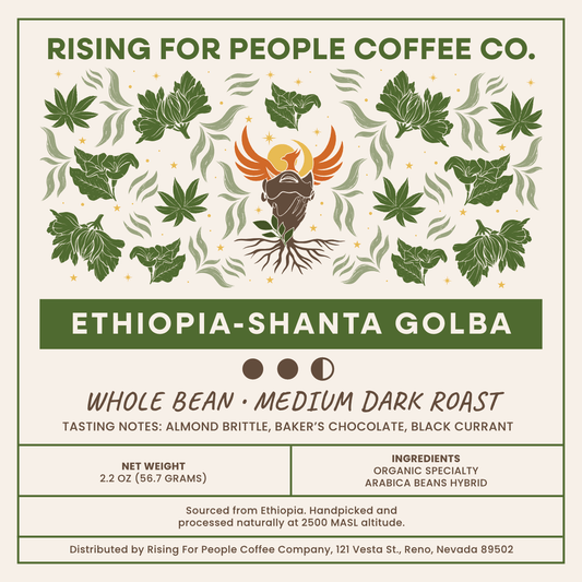 4x4 Ethiopia - Shanta Golba WB MDR Label - NeoCity Creative - Stickers