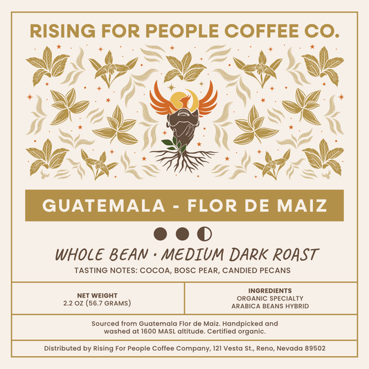 4x4 Guatemala - Flor De Maiz WB MDR Label - NeoCity Creative - Stickers