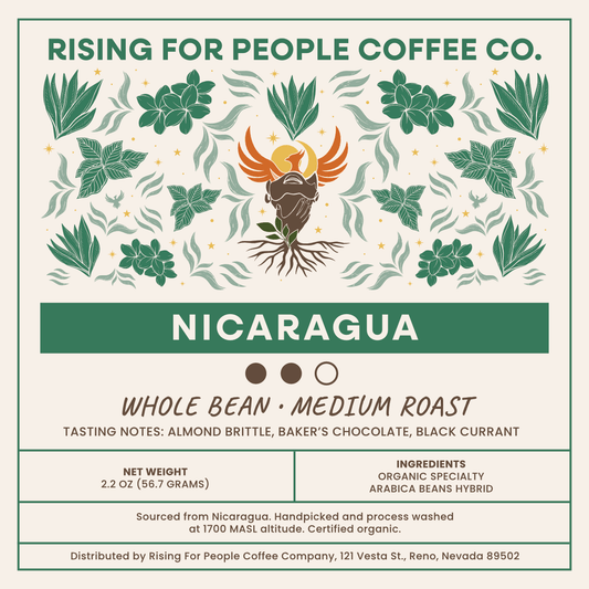 4x4 Nicaragua WB MR Label - NeoCity Creative - Stickers