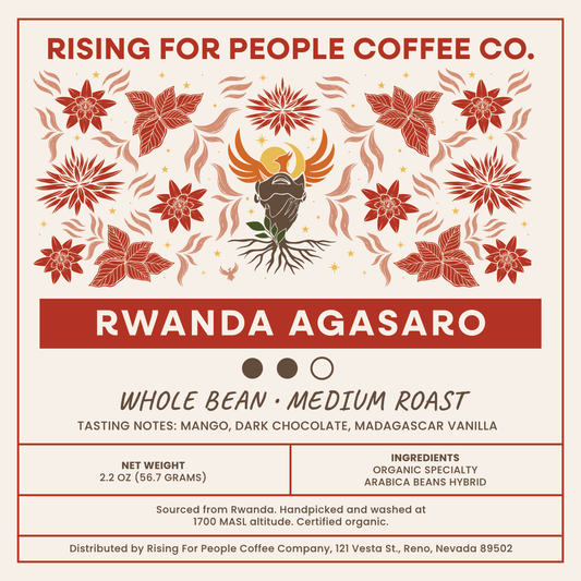 4x4 Rwanda Agasaro WB MR Label - NeoCity Creative - Stickers