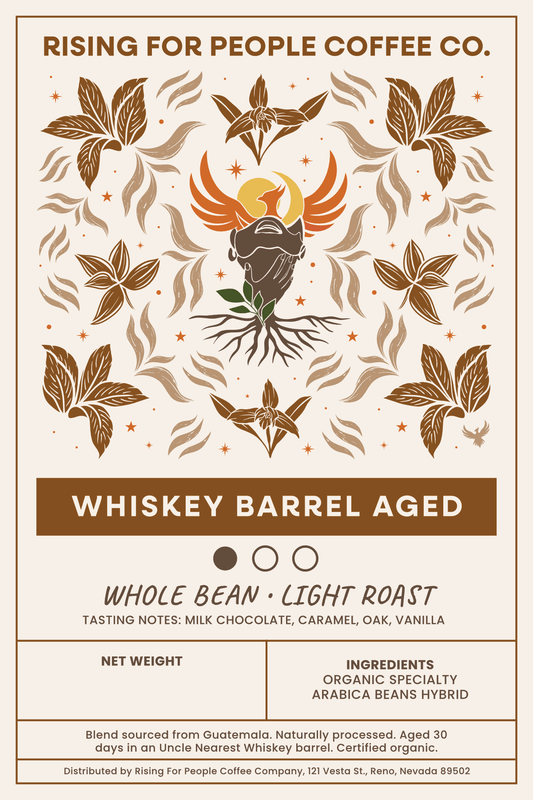 4x6 Whiskey Barrel Aged WB LR Label - NeoCity Creative - Stickers
