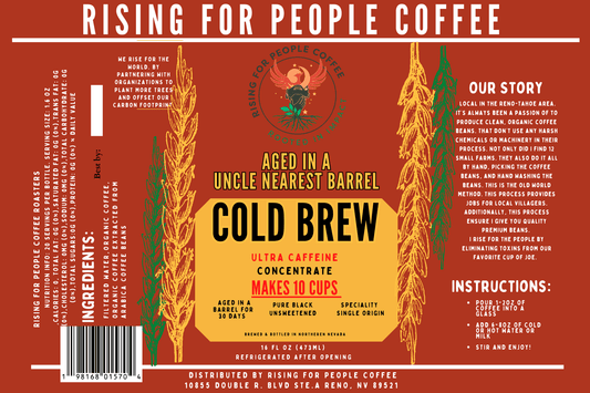 6x4 Cold Brew Barrel Conc Label - NeoCity Creative - Stickers