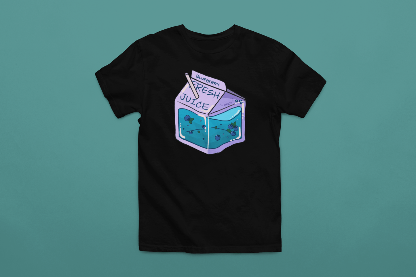Blueberry Juice Box T-Shirt - NeoCity Creative - Shirt