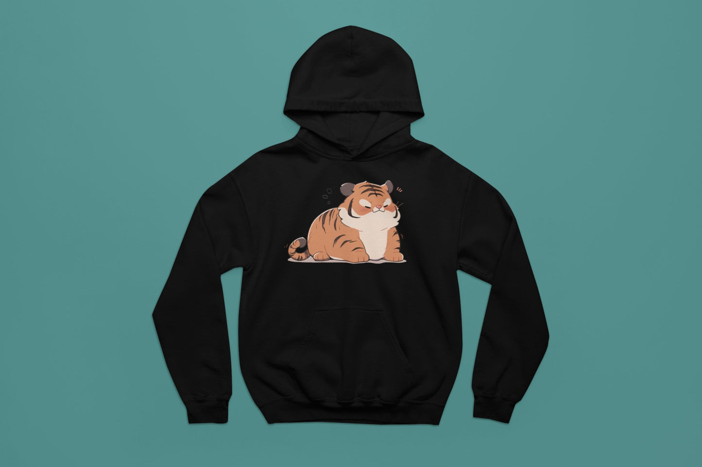 Chonky Tiger Hoodie - NeoCity Creative - Hoodie