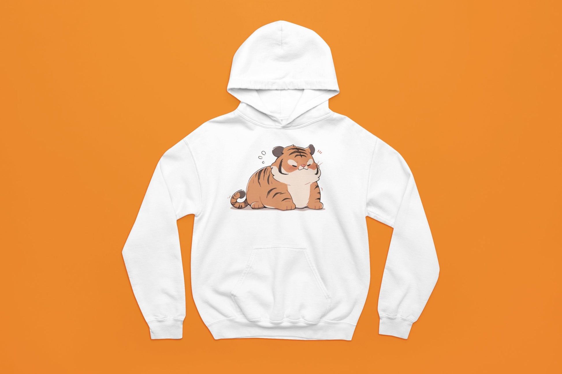 Chonky Tiger Hoodie - NeoCity Creative - Hoodie
