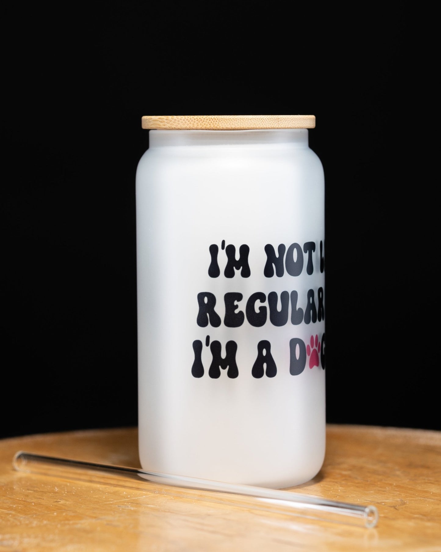 Dog Mom Glass Tumbler - NeoCity Creative - Glass Tumbler