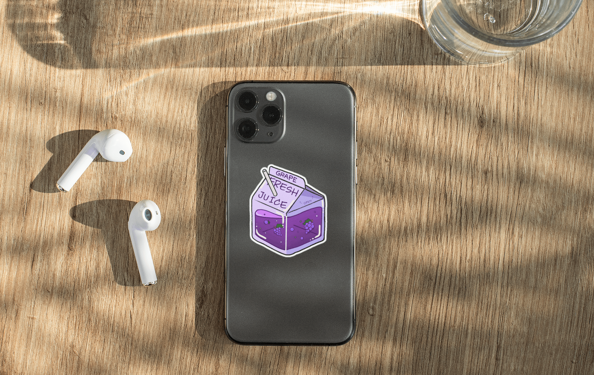 Grape Juice Box Sticker - NeoCity Creative - Stickers
