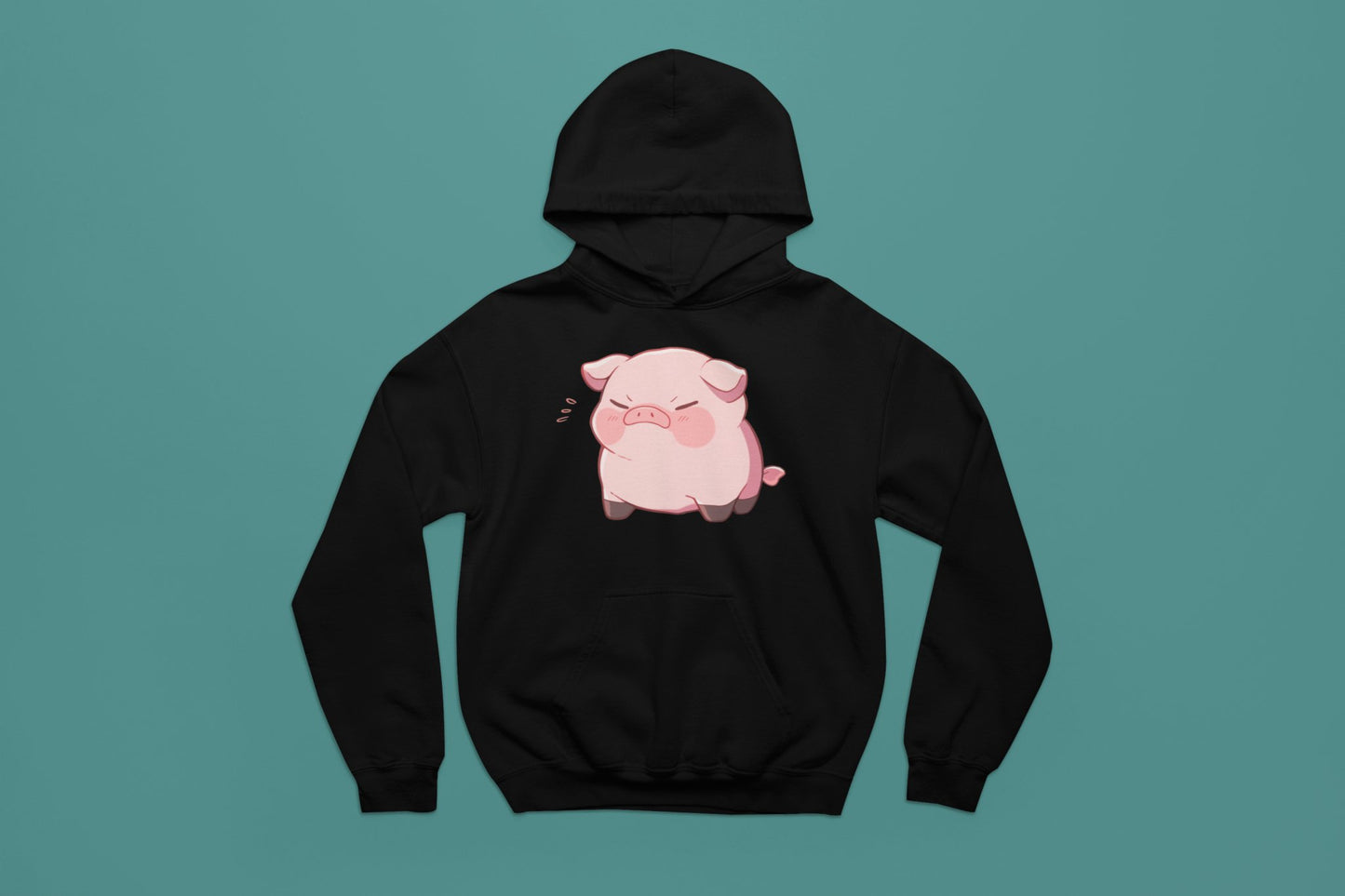 Grumpy Pig Hoodie - NeoCity Creative - Hoodie