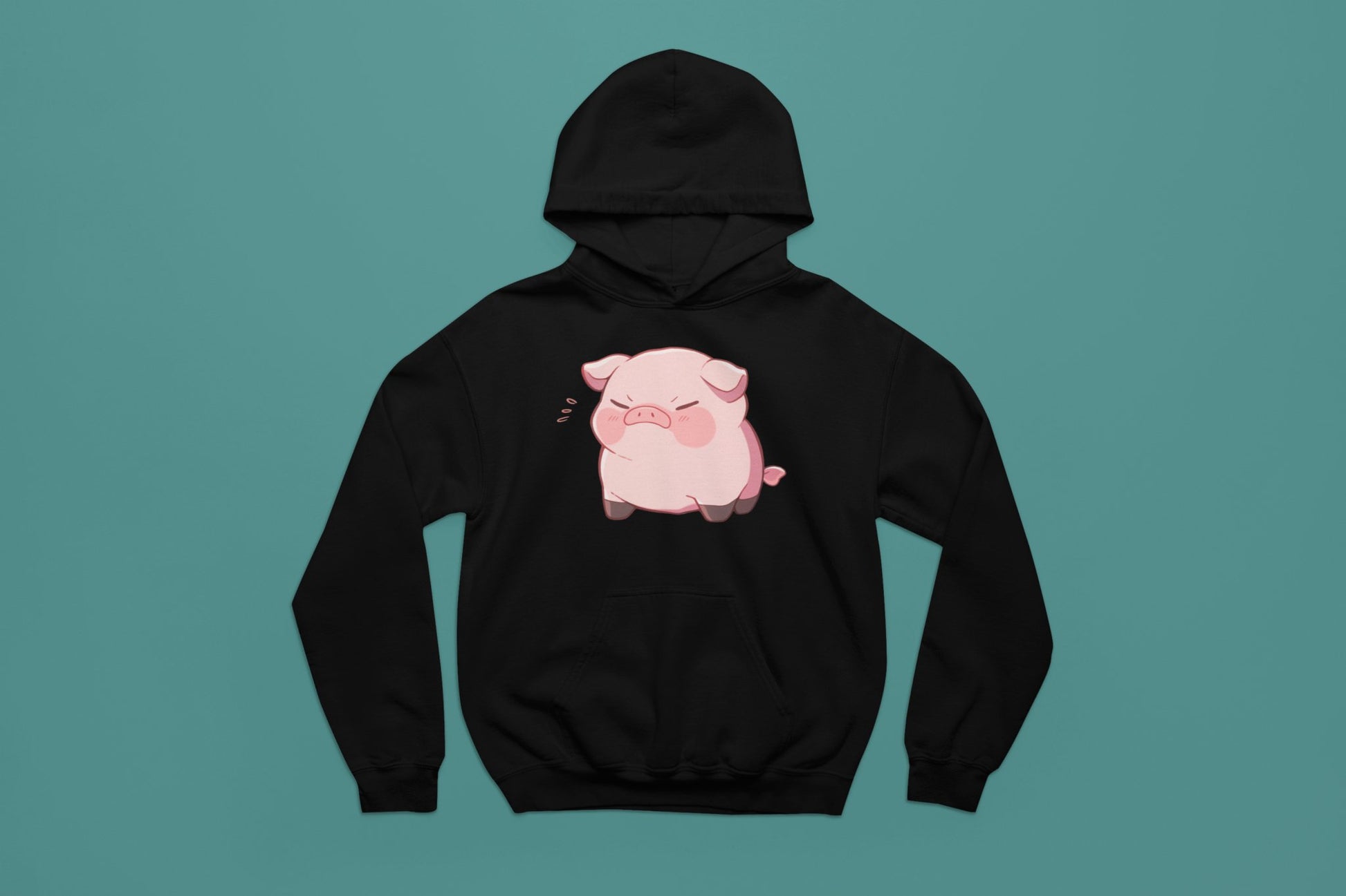 Grumpy Pig Hoodie - NeoCity Creative - Hoodie