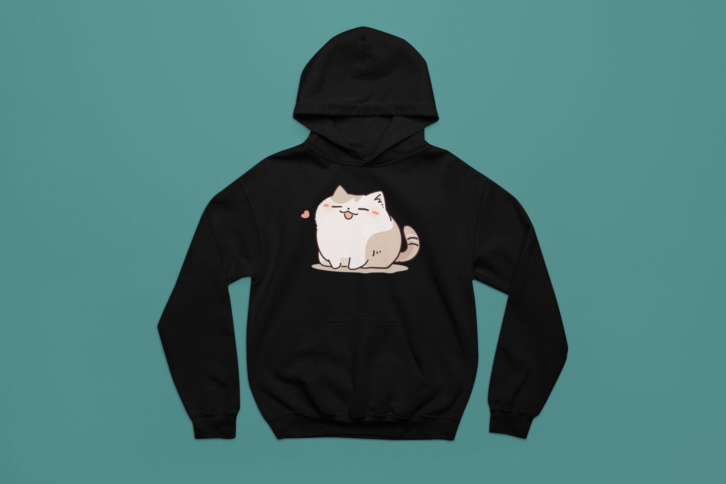 Happy Cat Hoodie - NeoCity Creative - Hoodie