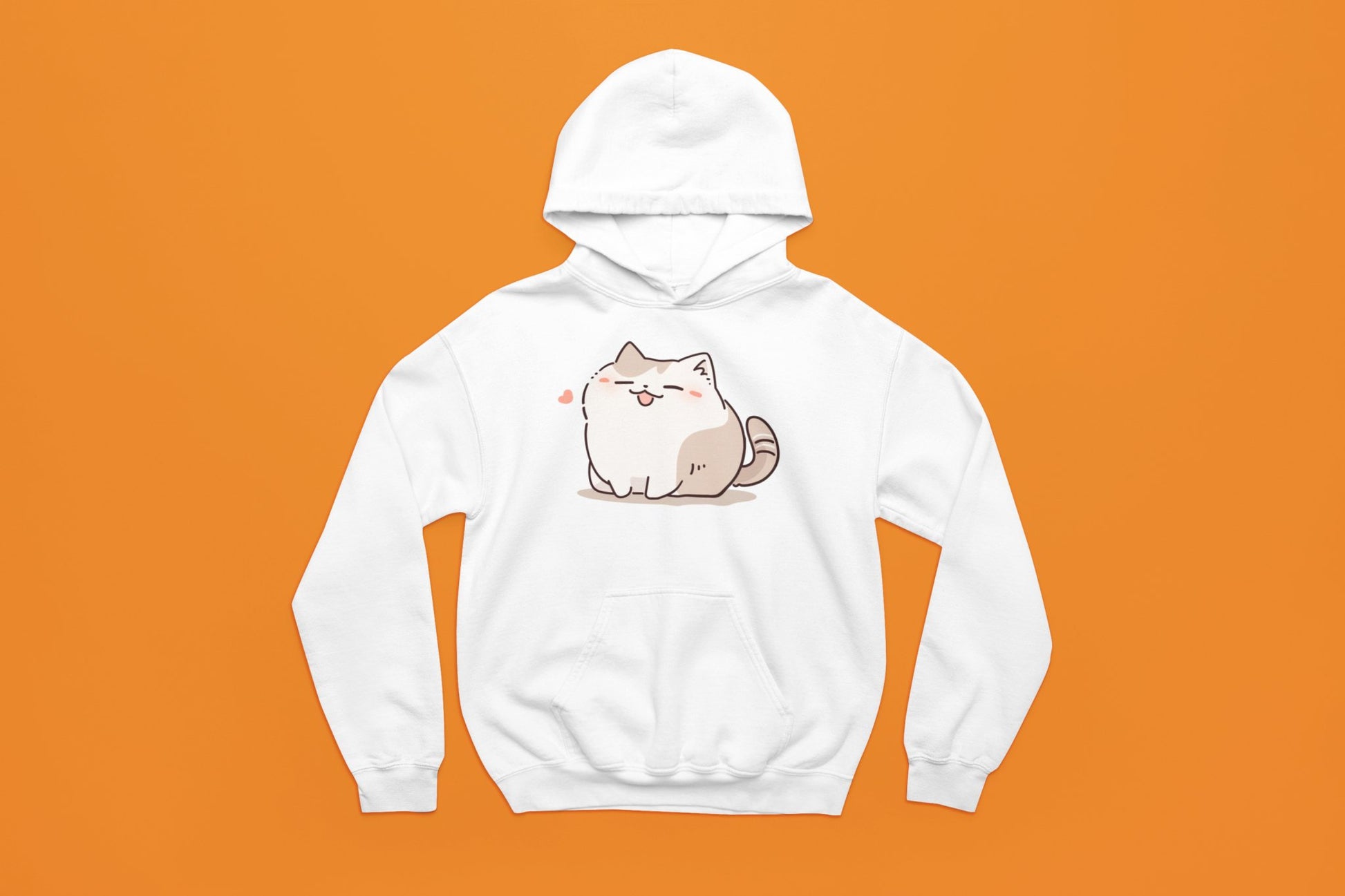 Happy Cat Hoodie - NeoCity Creative - Hoodie