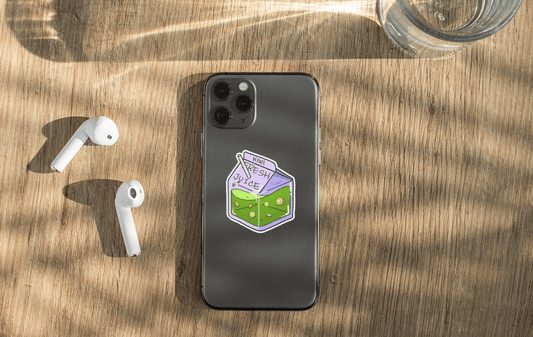 Kiwi Juice Box Sticker - NeoCity Creative - Stickers