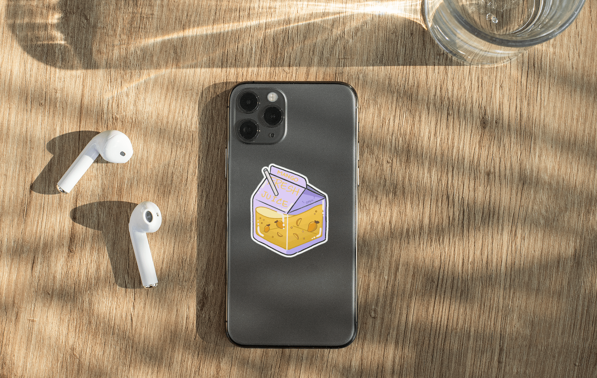 Mango Juice Box Sticker - NeoCity Creative - Stickers