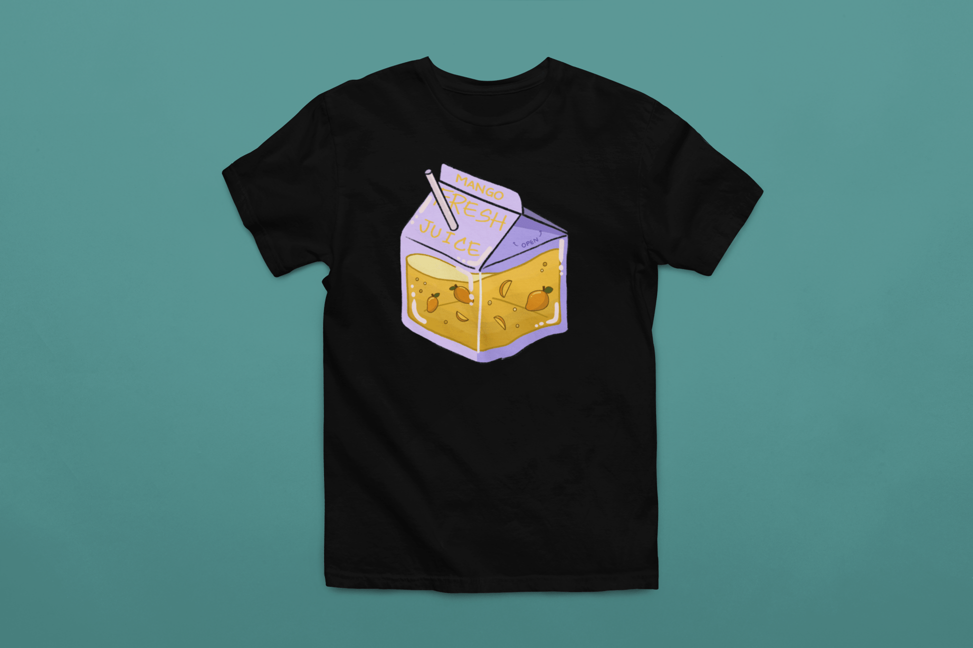Mango Juice Box T-Shirt - NeoCity Creative - Shirt
