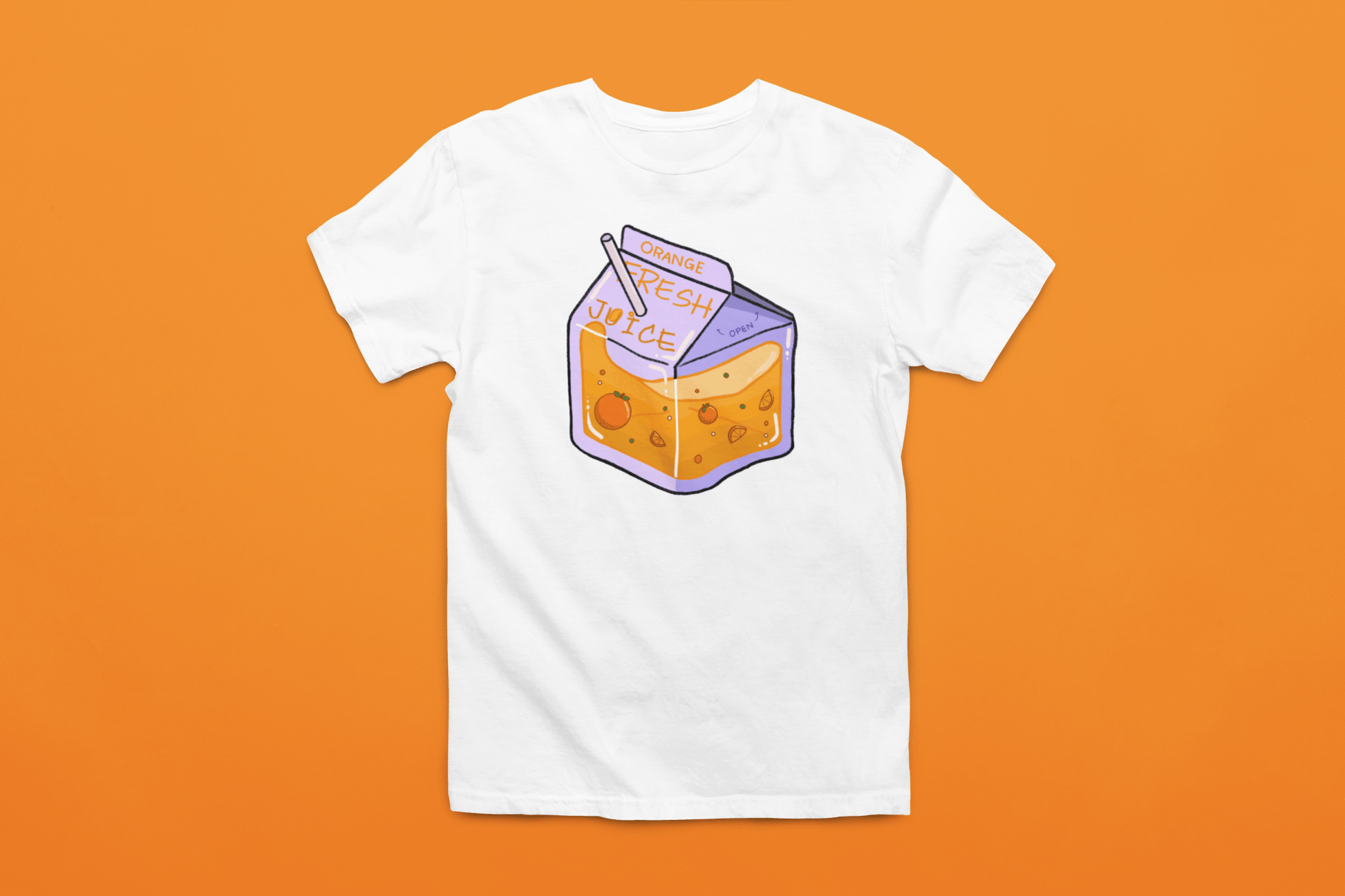Orange Juice Box T-Shirt - NeoCity Creative - Shirt