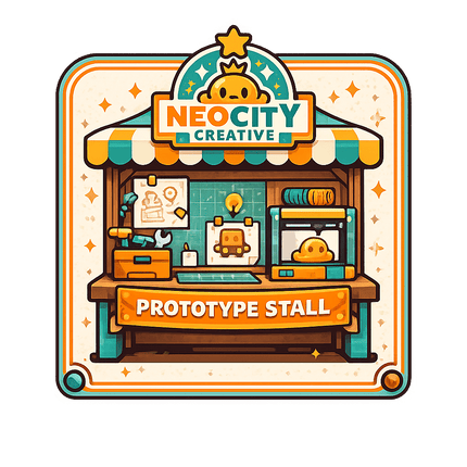 Prototype Stall - NeoCity Creative