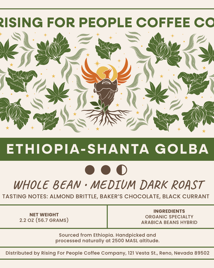 4x4 Ethiopia - Shanta Golba WB MDR Label - NeoCity Creative - Stickers