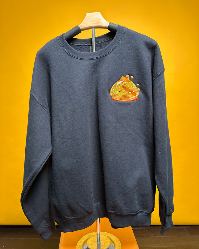 Orange Slime Crewneck