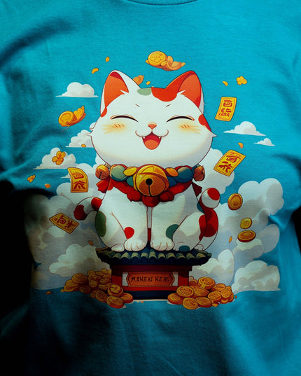 Good Luck Cat T-Shirt - NeoCity Creative - Shirt