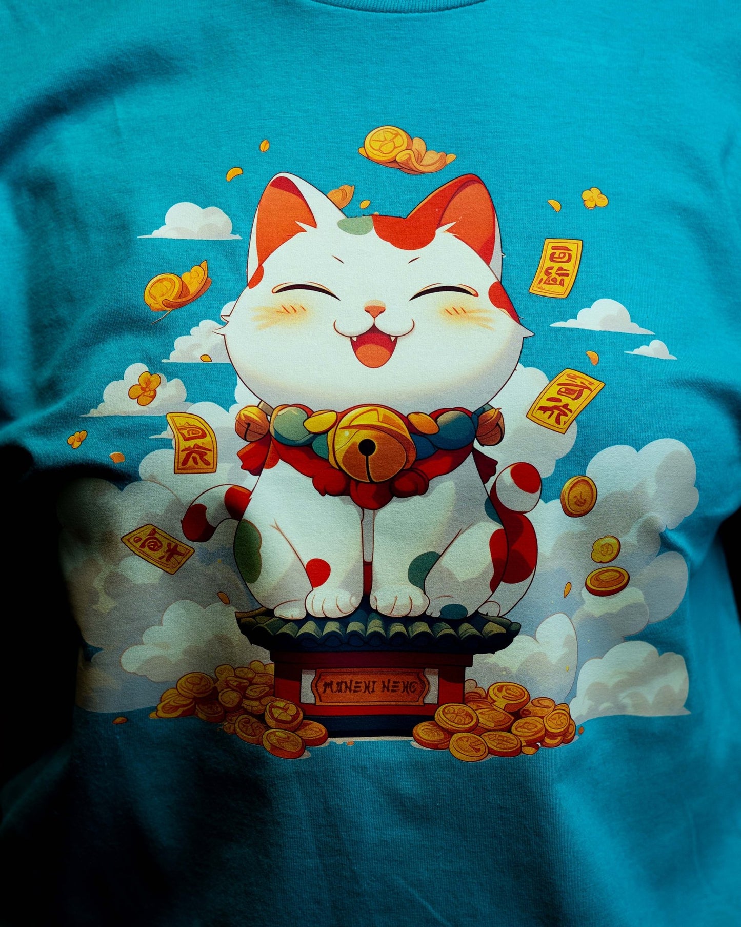 Good Luck Cat T-Shirt - NeoCity Creative - Shirt